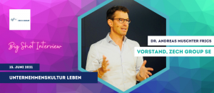 IZ Karrierewoche Tagungsprogramm BIG SHOT Interview "Unternehmenskultur leben Dr. Andreas Muschter FRICS, Vorstand, Zech Group SE